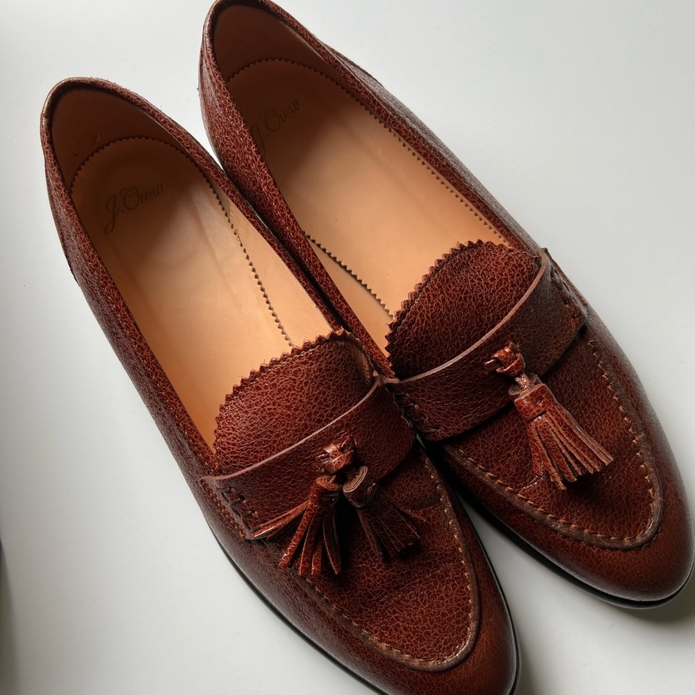 JCrew Crackle Tab Academy Loafer